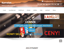 Tablet Screenshot of kamelot.pl